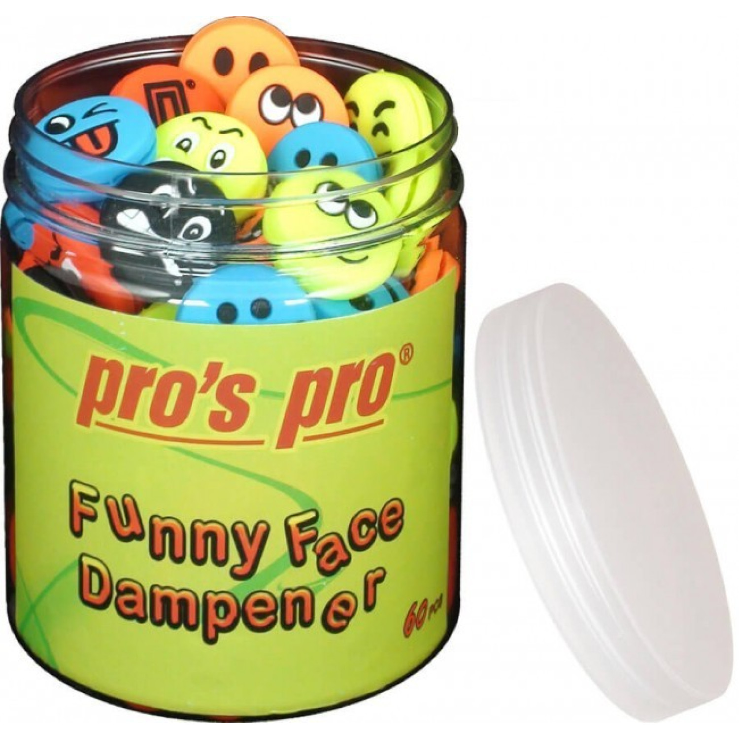 Vibrastop Pro's Pro Funny Face box (60ks) | Eshop-tenis.sk